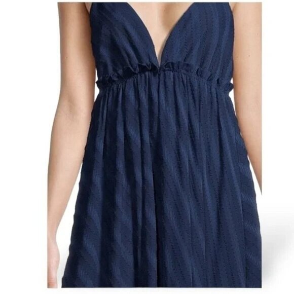 NWT Ramy Brook Navy Blue Willa Maxi Dress XS - Picture 6 of 14